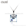OUXI Factory direct price simple personalized pendant made with crystal Y30219 only pendant